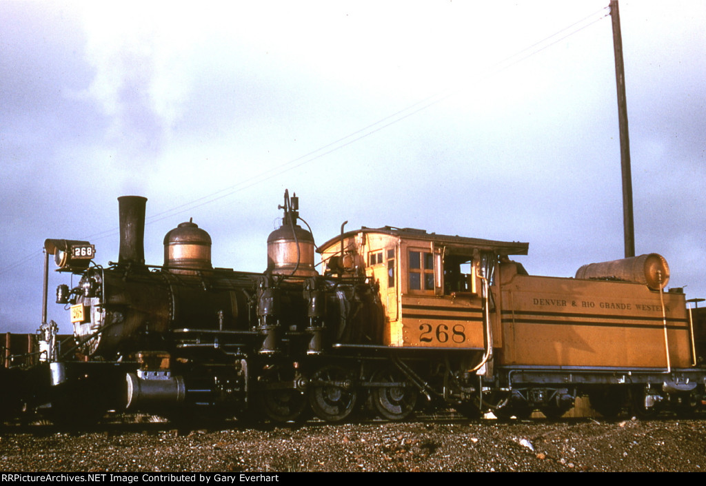 DRGW 2-8-0ng #268 - Denver & Rio Grande Wesnter